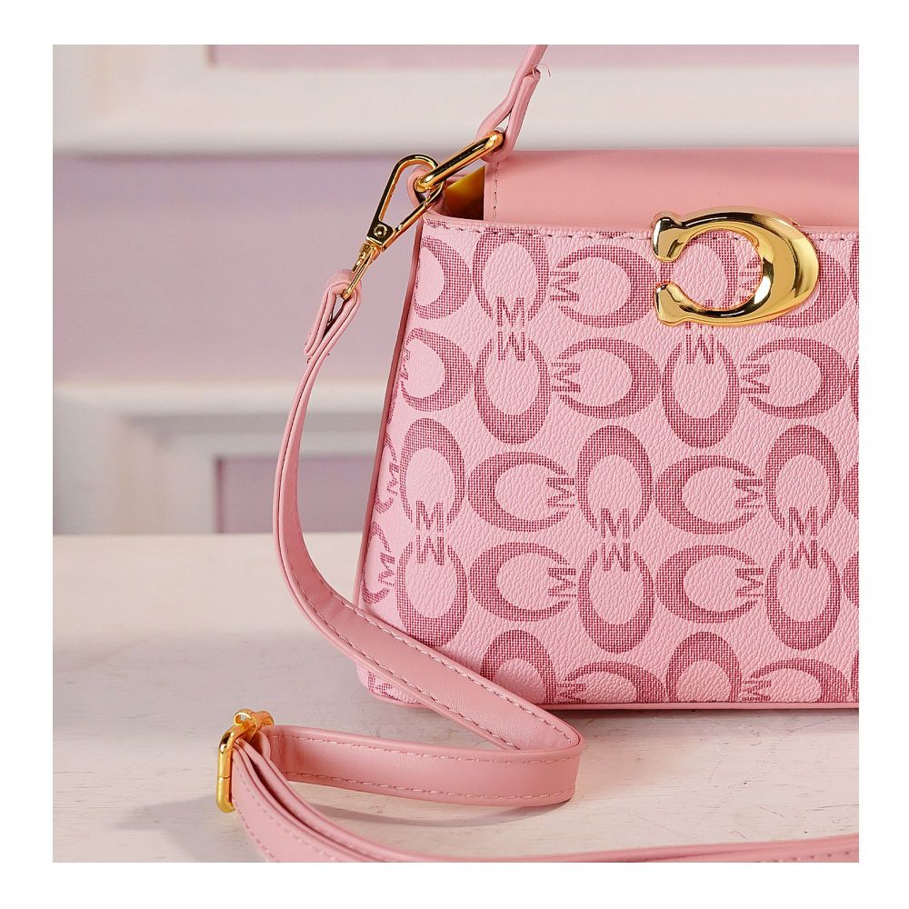 SJ Women's Hand Bag, Pink, 2078B - Image 3