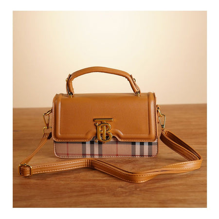 SJ Women's Hand Bag, Yellow Brown, 1028B - Main Image