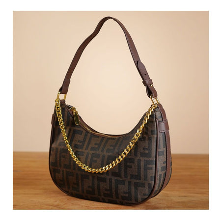 SJ Women's Hand Bag, Coffee, V678C - Main Image