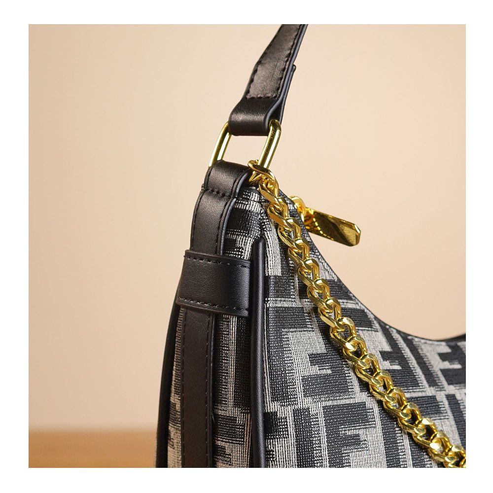 SJ Women's Hand Bag, Black, V678C - Image 3