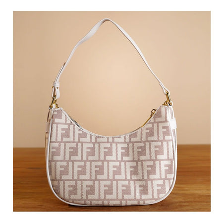 SJ Women's Hand Bag, White, V678C - Image 2