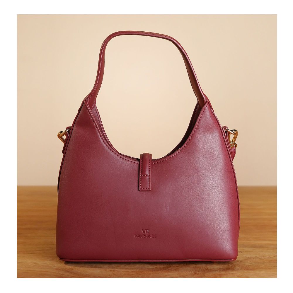 SJ Women's Hand Bag, Wine Red, HD9-99175 - Image 2