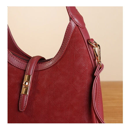 SJ Women's Hand Bag, Wine Red, HD9-99175 - Image 3