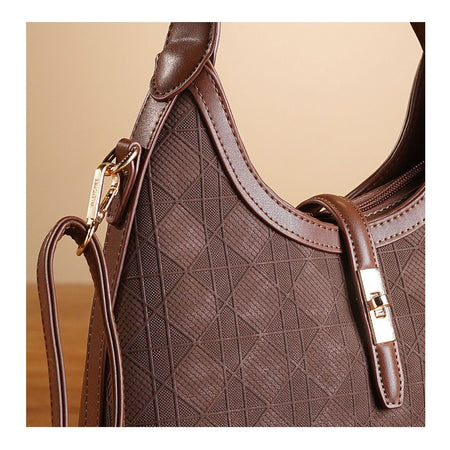 SJ Women's Hand Bag, Coffee, HD9-99175 - Image 3