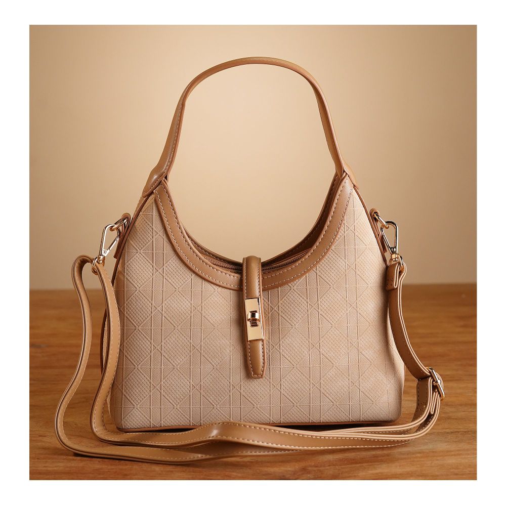 SJ Women's Hand Bag, Khakhi, HD9-99175 - Main Image