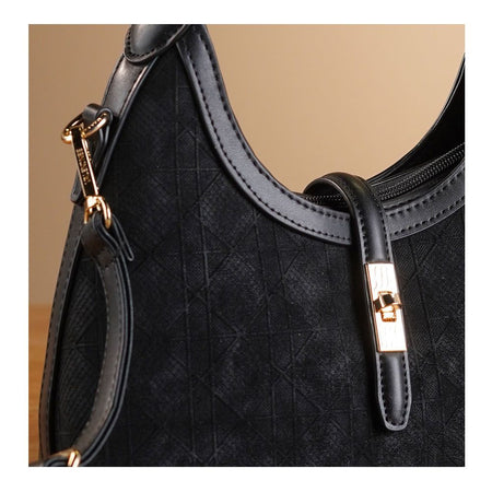 SJ Women's Hand Bag, Black, HD9-99175 - Image 3