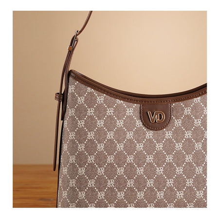 SJ Women's Hand Bag, Coffee, HD9-99173 - Image 3
