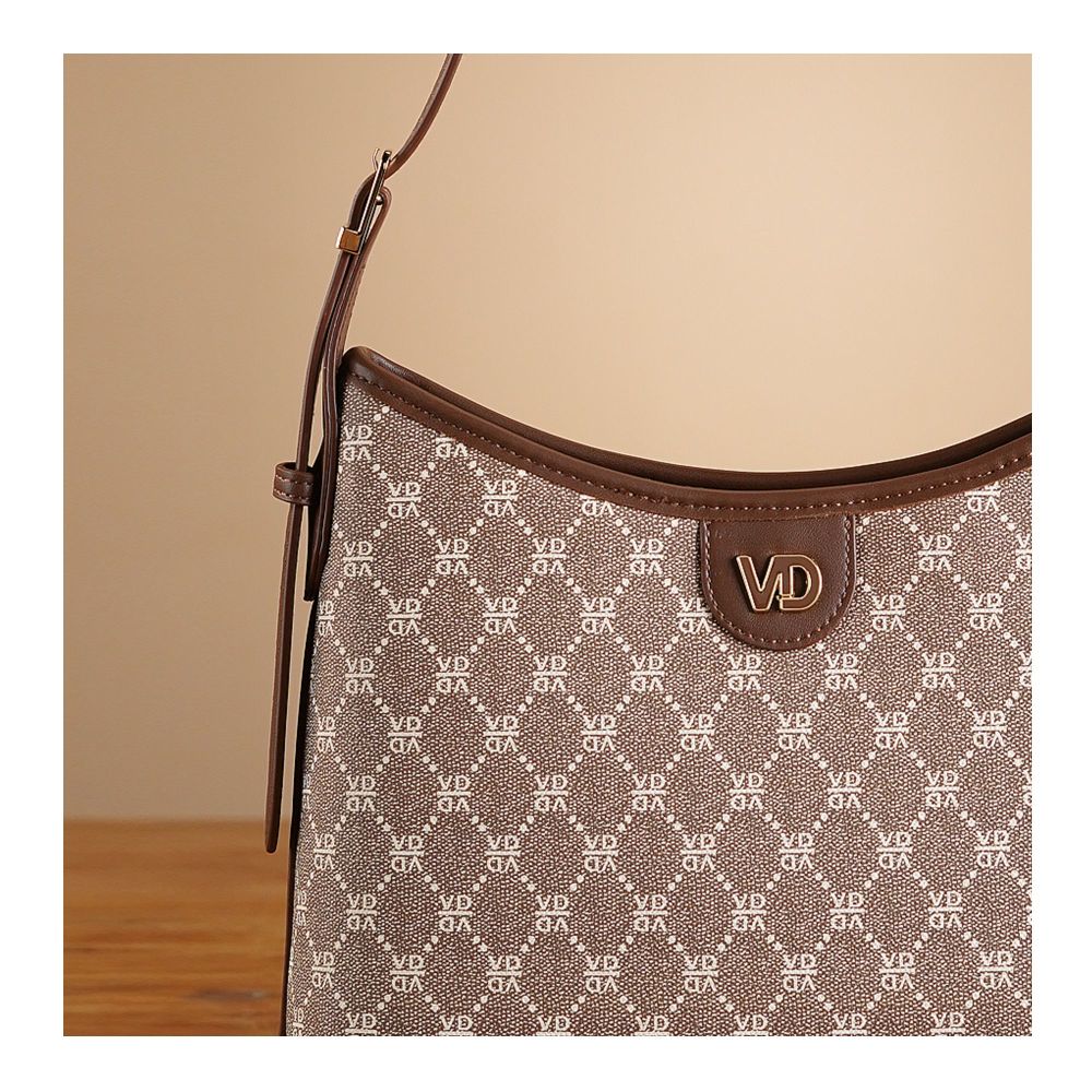 SJ Women's Hand Bag, Coffee, HD9-99173 - Image 3