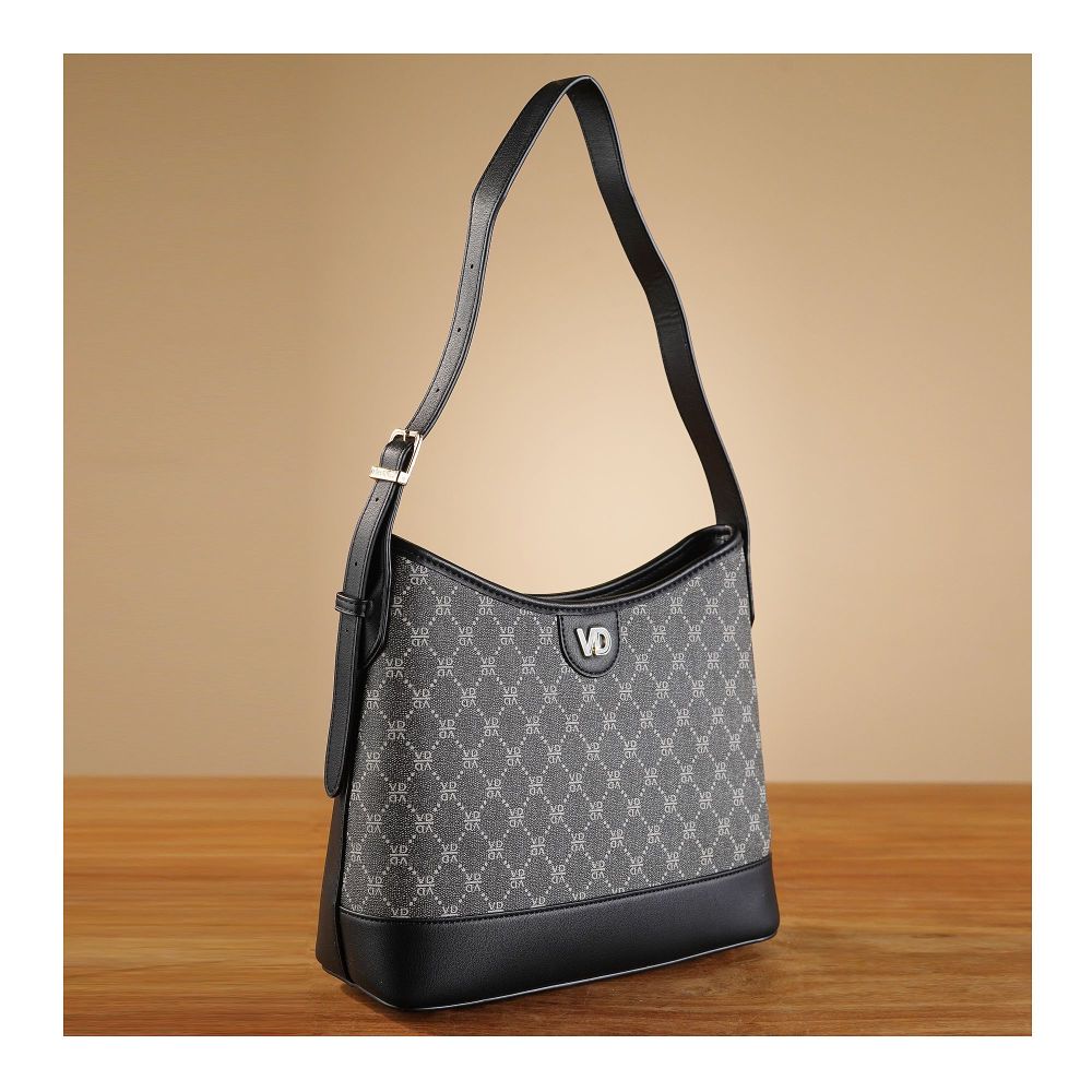 SJ Women's Hand Bag, Black, HD9-99173 - Main Image