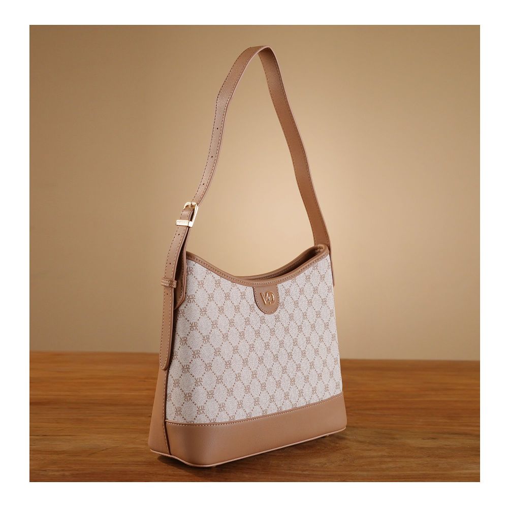 SJ Women's Hand Bag, Khakhi, HD9-99173 - Main Image