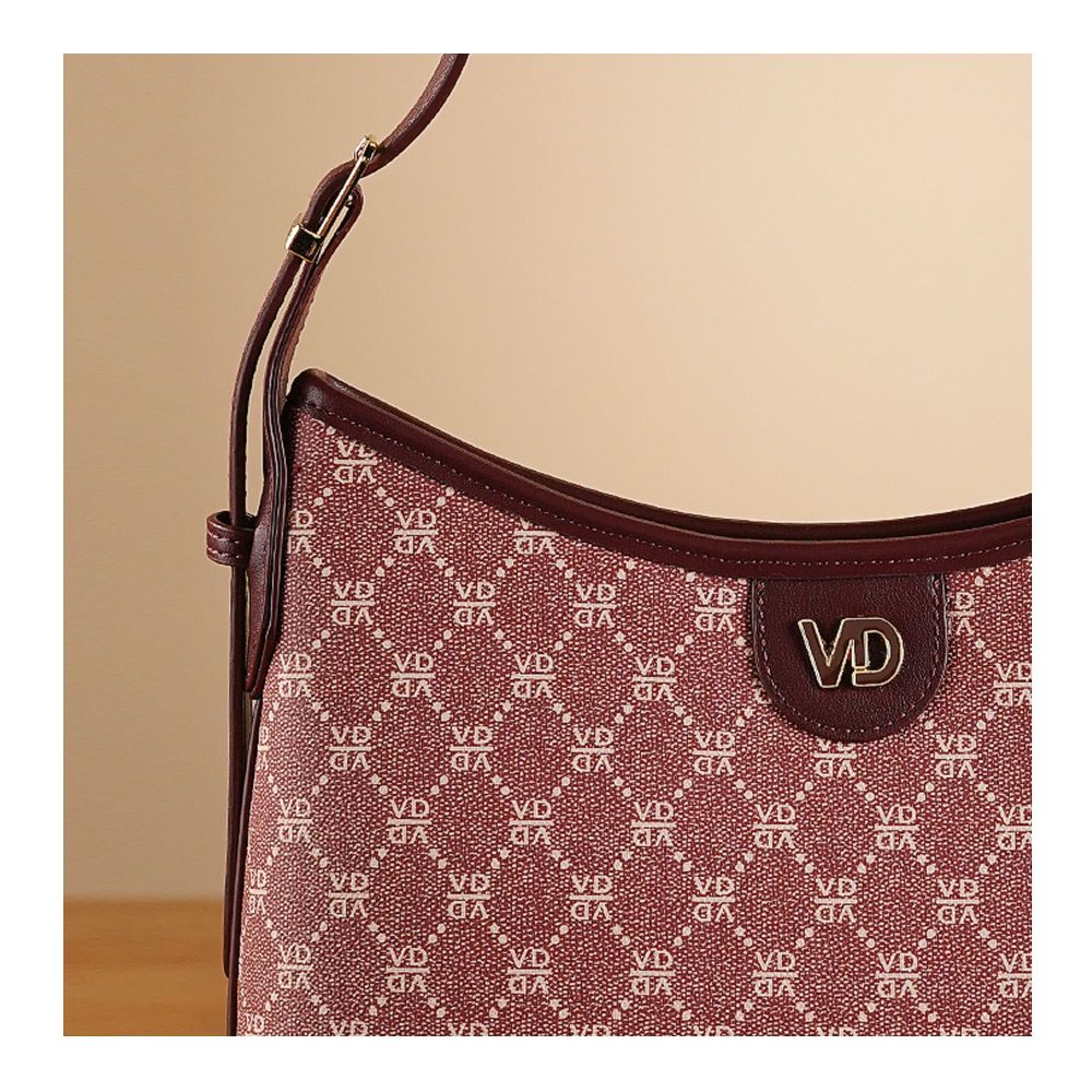 SJ Women's Hand Bag, Red, HD9-99173 - Image 3
