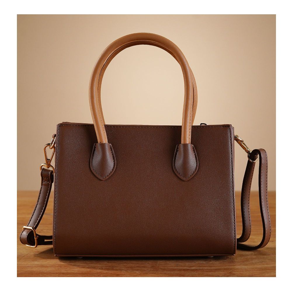 SJ Women's Hand Bag, Coffee, HD9-99231 - Image 2