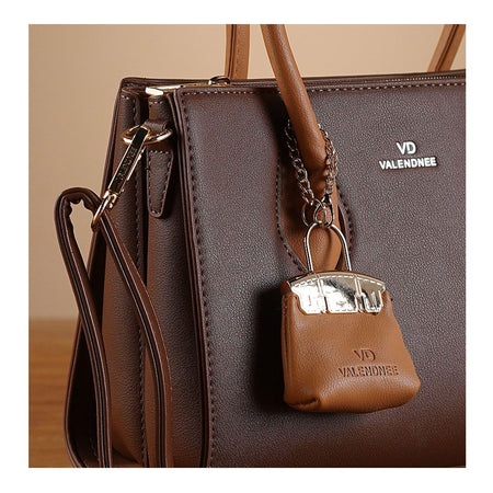 SJ Women's Hand Bag, Coffee, HD9-99231 - Image 3