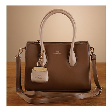 SJ Women's Hand Bag, Brown, HD9-99231 - Main Image