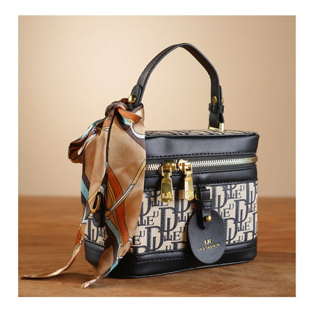 SJ Women's Hand Bag, Black, L-271 - Main Image