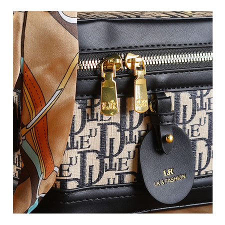 SJ Women's Hand Bag, Black, L-271 - Image 3