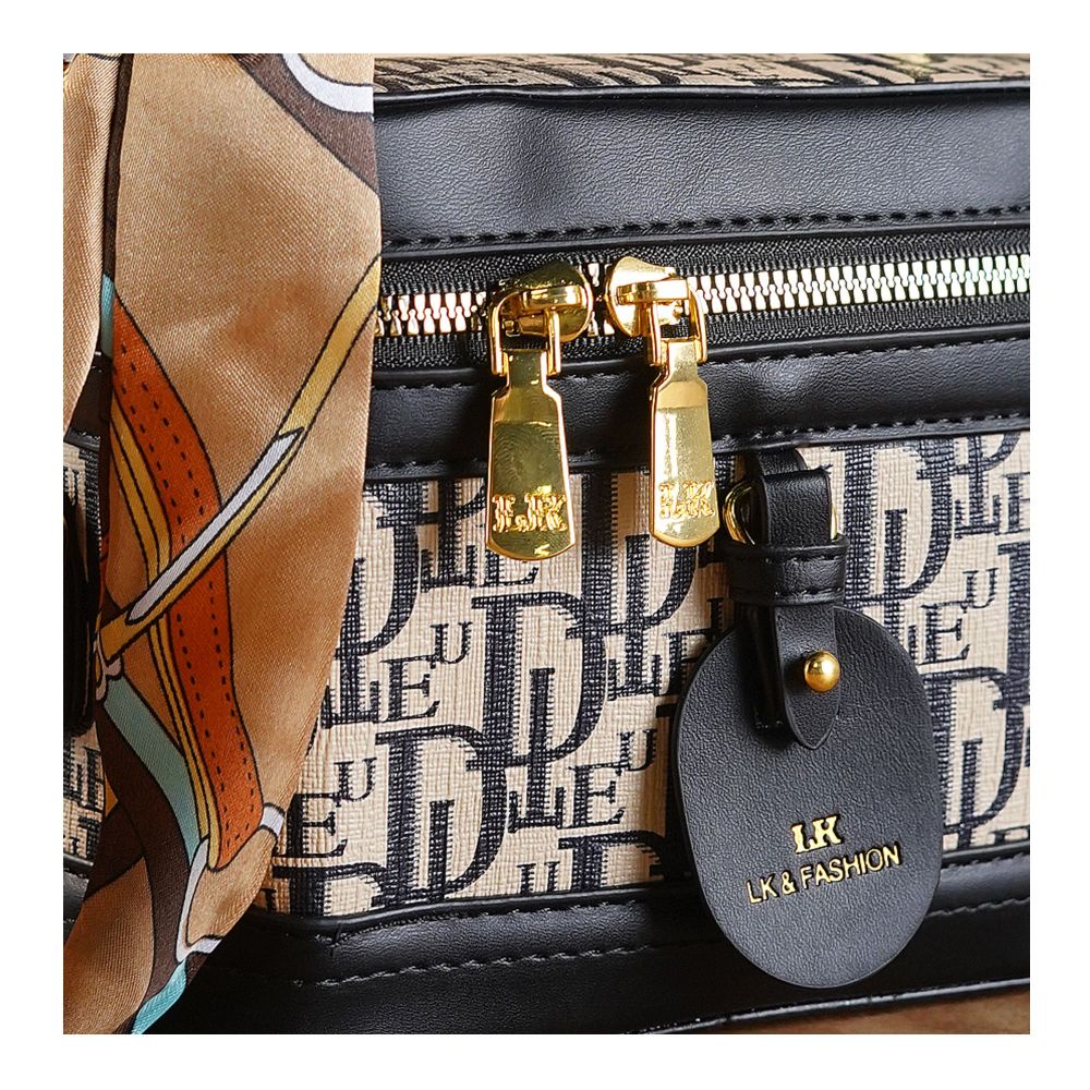 SJ Women's Hand Bag, Black, L-271 - Image 3