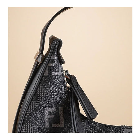 SJ Women's Hand Bag, Black, U9062B - Image 3