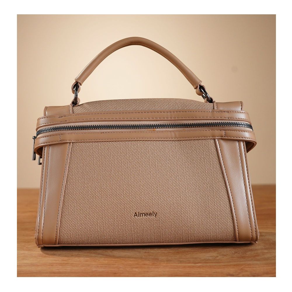 SJ Women's Hand Bag, Khakhi, AM2298PU - Main Image