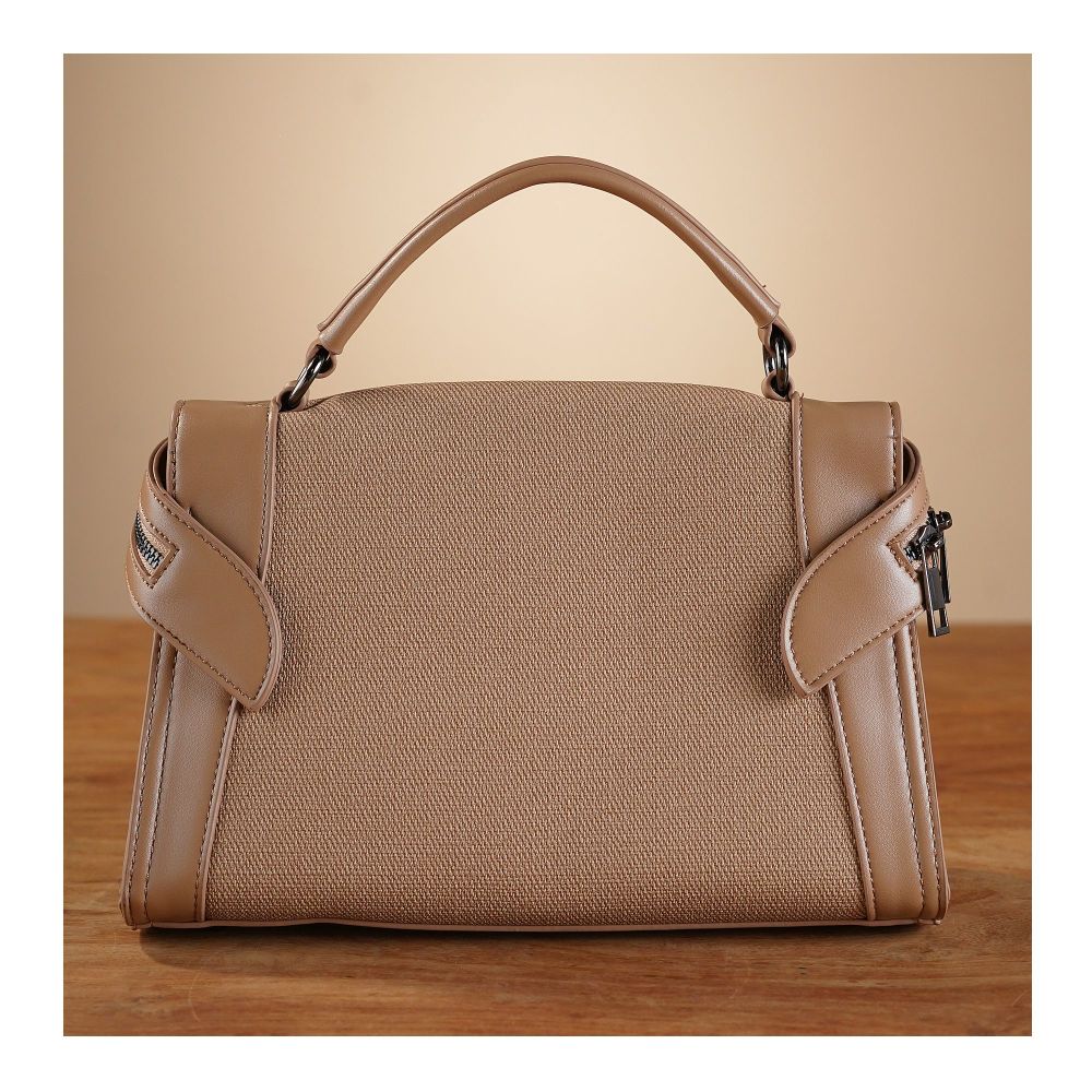 SJ Women's Hand Bag, Khakhi, AM2298PU - Image 2
