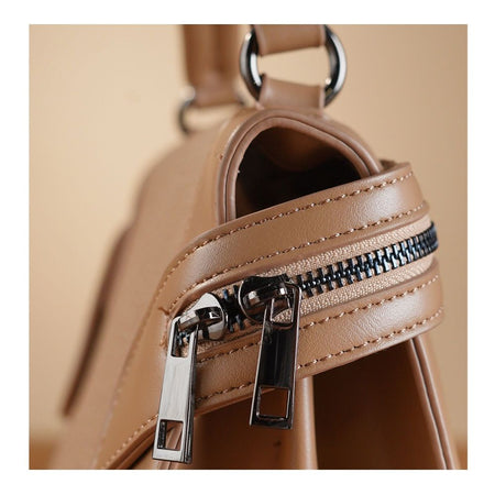 SJ Women's Hand Bag, Khakhi, AM2298PU - Image 3