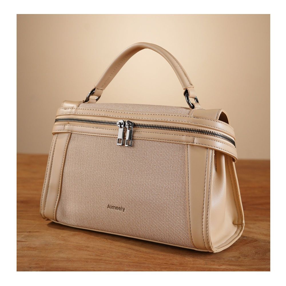 SJ Women's Hand Bag, Apricot, AM2298PU - Main Image