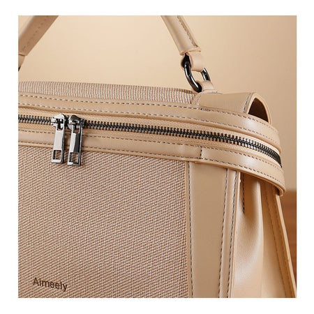 SJ Women's Hand Bag, Apricot, AM2298PU - Image 3