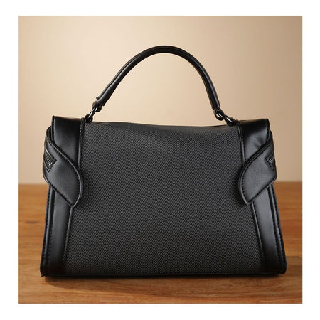 SJ Women's Hand Bag, Black, AM2298PU - Image 2