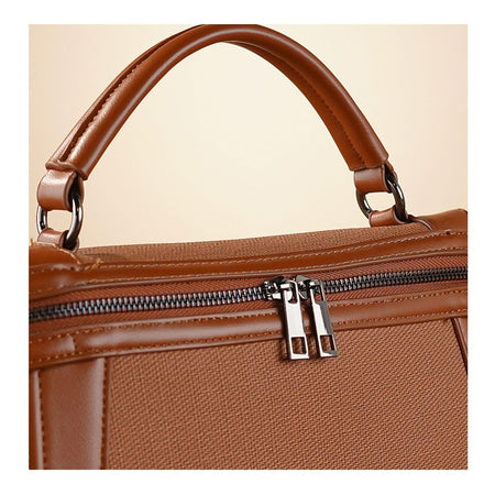SJ Women's Hand Bag, Khakhi, 2 AM2298PU - Image 3