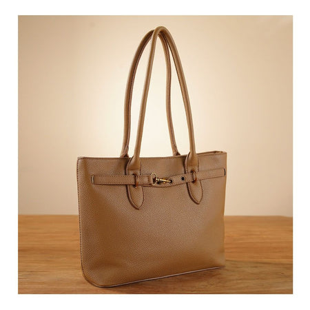 SJ Women's Hand Bag, Coffee, 9048S - Main Image