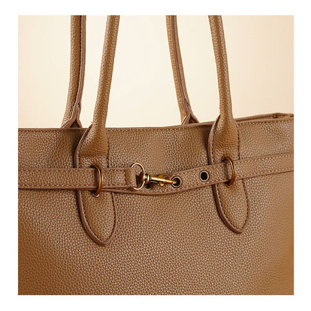 SJ Women's Hand Bag, Coffee, 9048S - Image 3