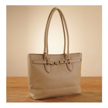 SJ Women's Hand Bag, Apricot, 9048S - Main Image