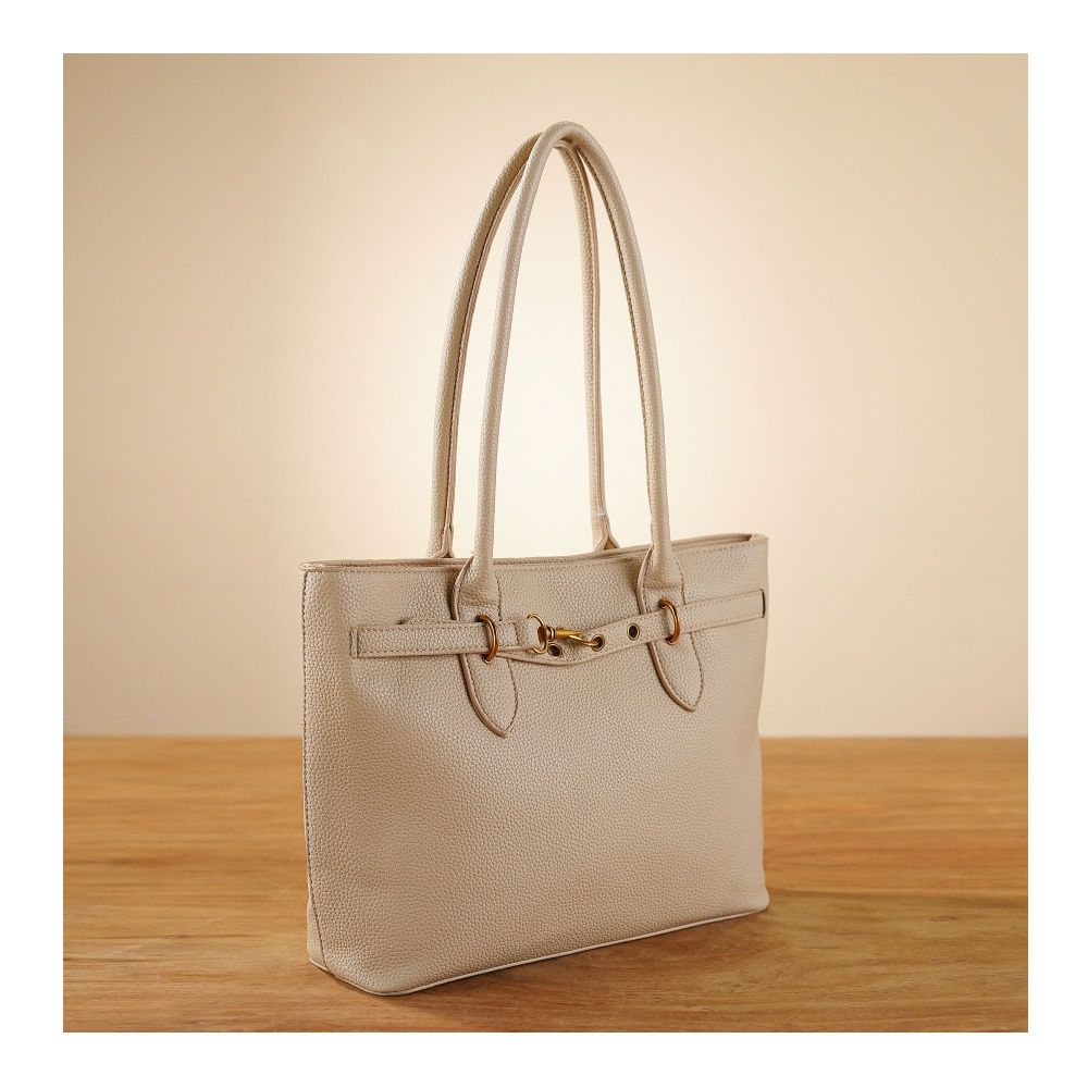 SJ Women's Hand Bag, Apricot, 2 9048S - Main Image