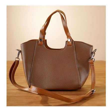SJ Women's Hand Bag, Brown, 2078S - Image 2