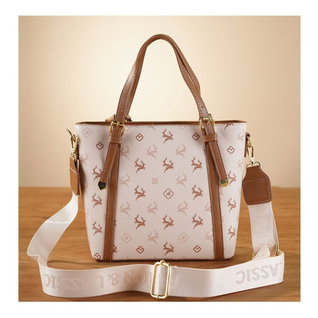 SJ Women's Hand Bag, Brown, 8525S - Image 2