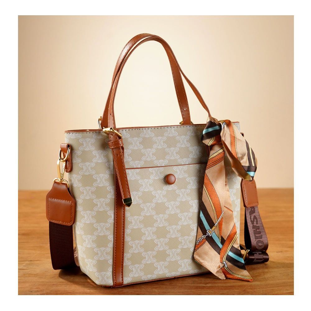 SJ Women's Hand Bag, Coffee, 8525S - Main Image