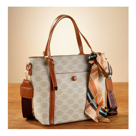 SJ Women's Hand Bag, Coffee, 8525S - Main Image