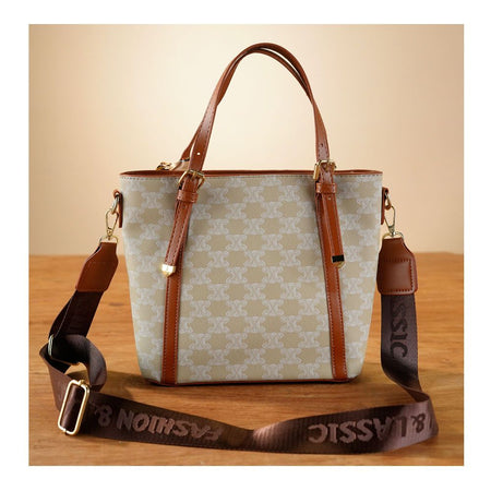 SJ Women's Hand Bag, Coffee, 8525S - Image 2