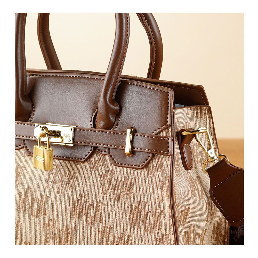 SJ Women's Hand Bag, Coffee, 8533S - Image 3