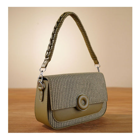 SJ Women's Hand Bag, Green, 8802S - Main Image