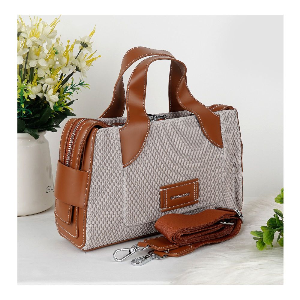 SJ Women's Hand Bag, Off White, GL24106S - Main Image
