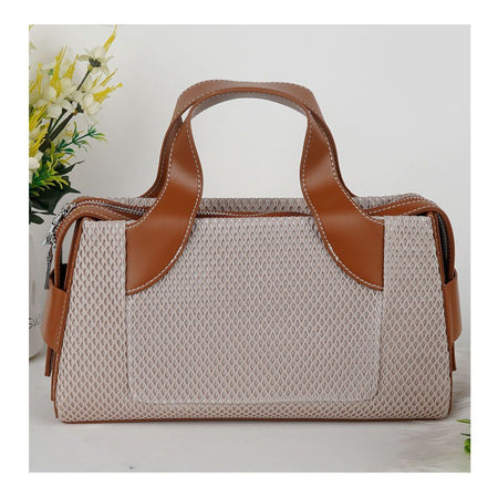 SJ Women's Hand Bag, Off White, GL24106S - Image 2