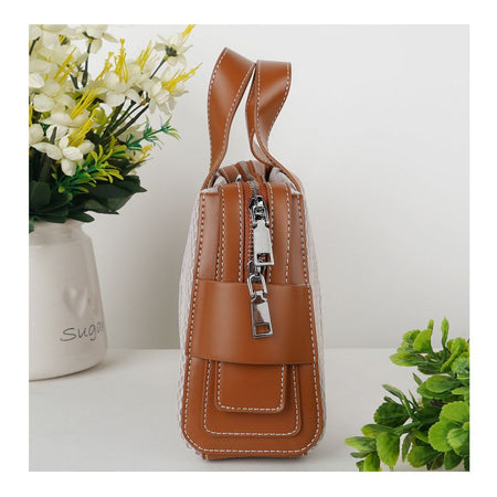 SJ Women's Hand Bag, Off White, GL24106S - Image 3
