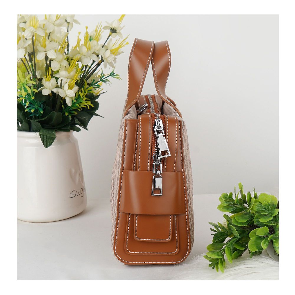 SJ Women's Hand Bag, Apricot, GL24106S - Image 3