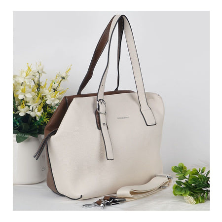SJ Women's Hand Bag, White, GL23213S - Main Image