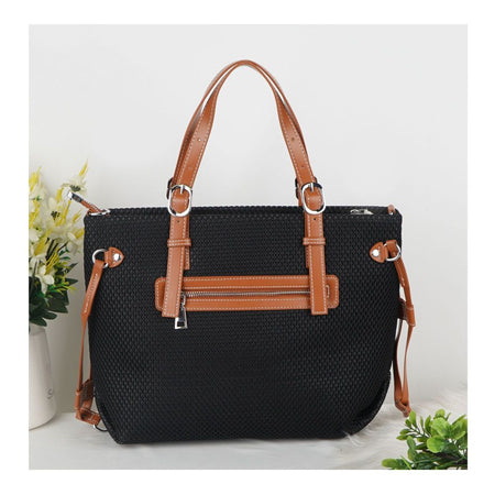 SJ Women's Hand Bag, Black, GL24105 - Image 2