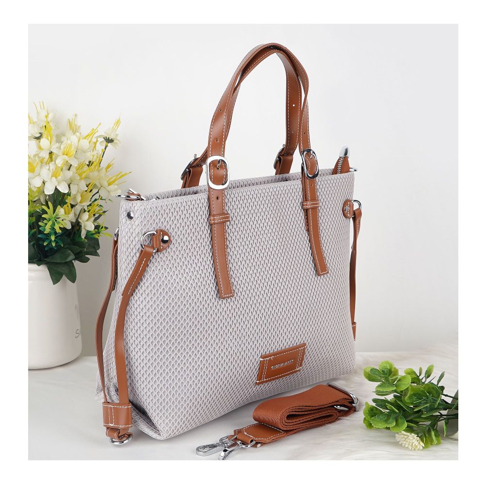 SJ Women's Hand Bag, Off White, GL24105 - Main Image