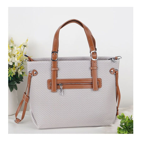 SJ Women's Hand Bag, Off White, GL24105 - Image 2