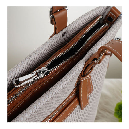 SJ Women's Hand Bag, Off White, GL24105 - Image 3