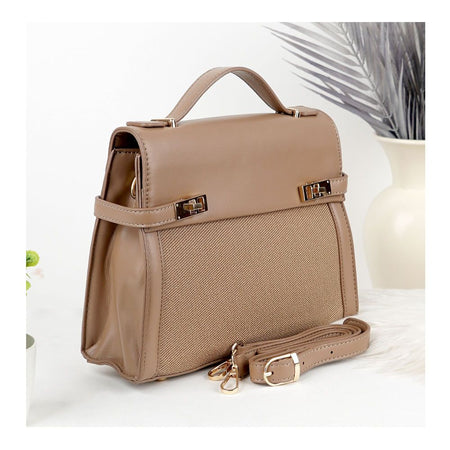 SJ Women's Hand Bag, Khakhi, B835S - Main Image